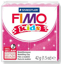 Глина для лепки FIMO kids, 42 г, цвет: блестящий розовый
