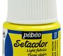 Pebeo Краска Setacolor для светлых тканей 45 мл цв. LEMON YELLOW