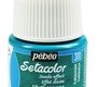 Pebeo Setacolor suede Краска акриловая для ткани эффект замши 45 мл цв. TURQUOISE