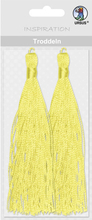 URSUS кисточки для скрапбукинга 14см 2 шт со шнурком 1 м желтые