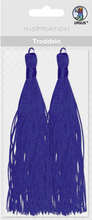 URSUS кисточки для скрапбукинга 14см 2 шт со шнурком 1 м синие