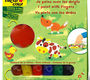 Pebeo Набор красок пальчиковых Ферма 3+ 4 цв.х20 мл, 2 фигурных спонжа, пластиковый фартук