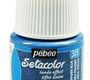 Pebeo Setacolor suede Краска акриловая для ткани эффект замши 45 мл цв. POWDER BLUE