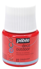 Pebeo Deco Outdoor Краска акриловая для уличного применения 45 мл цв. POPPY