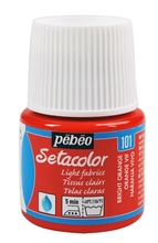 Pebeo Setacolor Краска акриловая для светлых тканей 45 мл цв. VIVE ORANGE