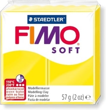 Глина для лепки FIMO soft, 57 г, цвет: лимонный