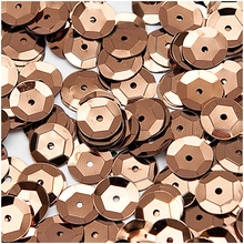 RICO Design пайетки-чешуя коричневые 10 мм 6 г