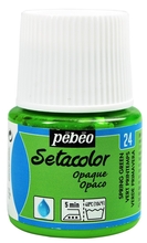 Pebeo Краска Setacolor для темных и светлых тканей 45 мл  цв.  SPRING GREEN