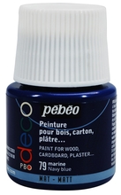 Pebeo P.BO Deco Краска акриловая для творчества и домашнего декора матовая 45 мл цв. NAVY BLUE