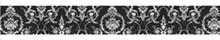 Stamperia Лента клейкая декоративная Белое кружево на черном фоне, 3см х 5м