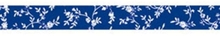 Stamperia Лента клейкая декоративная Цветочный узор на темно-синем фоне, 1,5 см х 10 м