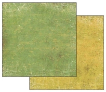 Stamperia Бумага для скрапбукинга 2-сторонняя Текстура желтый / зеленый, 31,2х30,3 см, 170 г на м2