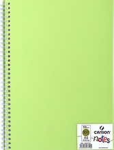 Canson Блокнот для зарисовок Canson Notes 120г/м.кв 21*29.7см 50л Canson Пластиковая обложка на спирали зеленый