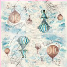 Stamperia Салфетка рисовая Воздушные шары, 50х50 см, 14 г на м2