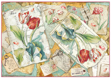 Stamperia Карта декупажная рисовая Тюльпаны, 48х33 см, 28 г на м2