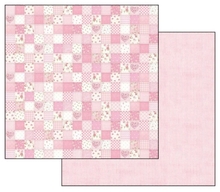 Stamperia Бумага для скрапбукинга 2-сторонняя Рождение девочки лоскутное одеяло, 31,2х30,3 см, 170 г