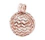 RICO Design кулон Okimono Ball Зигзаг розовое золото D 21мм