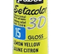 Pebeo Setacolor Краска акриловая 3D объемная для ткани глянцевая 20 мл цв. LEMON YELLOW