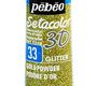 Pebeo Setacolor Краска акриловая 3D объемная для ткани с глиттерами 20 мл цв. GOLD POWDER