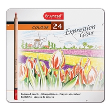 Набор цветных карандашей Bruynzeel Expression Colour 24цв в металл. кор.