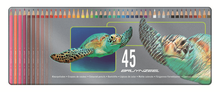 Bruynzeel Набор цветных карандашей "Черепаха" 45цв в металлической коробке