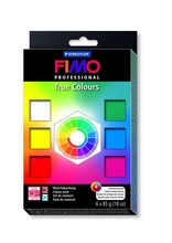 Глина для лепки FIMO professional набор "Натуральные цвета", из 6-ти блоков по 8