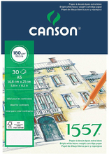 Canson Альбом для графики 1557 180г/м.кв 14.8*21см 30л Малое зерно склейка по короткой стороне