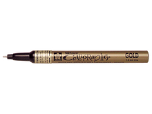 Sakura Маркер Pen-Touch Calligrapher Золотой средний стержень 1.8мм