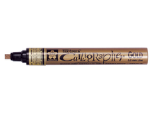 Sakura Маркер Pen-Touch Calligrapher Золотой толстый стержень 5.0мм
