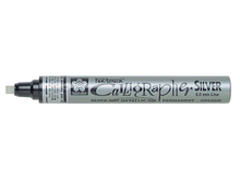 Sakura Маркер Pen-Touch Calligrapher Серебряный толстый стержень 5.0мм