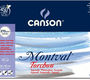 Canson Альбом для акварели Montval 270г/м.кв 24*32см 12л Снежное зерно склейка по короткой стороне