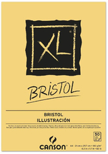 Canson Альбом для графики Xl Bristol 180 г/м.кв 21*29.7см 50л Гладкая склейка по короткой стороне