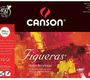 Canson Альбом для масла Figueras 290г/м.кв 19*25см 10л Зерно холста склейка по короткой стороне