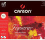Canson Альбом для масла Figueras 290г/м.кв 41*33см 10л Зерно холста склейка по короткой стороне