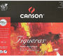 Canson Альбом для масла Figueras 290г/м.кв 46*38см 10л Зерно холста склейка по короткой стороне