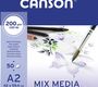 Canson Альбом для графики Imagine 200г/м.кв 42*59.4см 50л Мелкое зерно склейка по короткой стороне