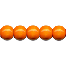 MEYCO бусины деревянные оранжевые 8мм, 85 шт.