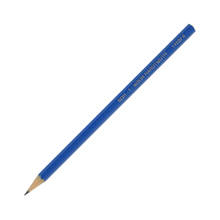 Карандаш чернографитный ALPHA, синий лакированный корпус (твердость 2 H)