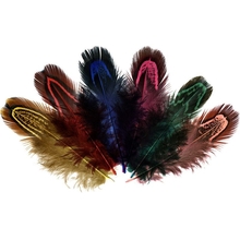 MEYCO перья фазана розовые, 6-8см, 22 шт.