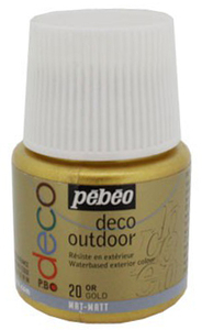 Pebeo Deco Outdoor Краска акриловая для уличного применения 45 мл цв. GOLD