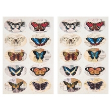 RICO Design наклейки винтажные бабочки 2 листа