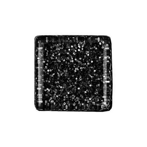 RICO Design плитка мозаичная черная глиттер 10х10х4 мм 185г