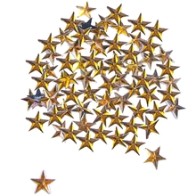 RICO Design стразы для наклеивания золотые звезды 11 мм, 100 шт.
