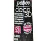 Pebeo Deco 3D краска рельефная с глиттером 20 мл цв. BLACK