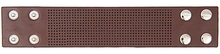 RICO Design основа для вышивания браслета коричневая кожзам. 23,5х4,5 см