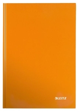 Блокнот  LEITZ WOW, кл., 80 л, А5, оранжевый глянцевый