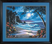 Набор для раскрашивания (акрил): Рай, залитый лунным светом, 41х51 см