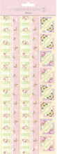 URSUS Наклейки розовые мотив №06 бордюры, 12,4х30,4 см