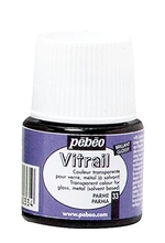 Pebeo Vitrail краска лаковая для стекла прозрачная 45 мл цв. PARMA