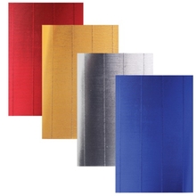 Цветной картон, А4, гофрированный металлизированный, 4 цвета, 230 г/м2, HATBER, 4Кц4гмт 14468, N200360